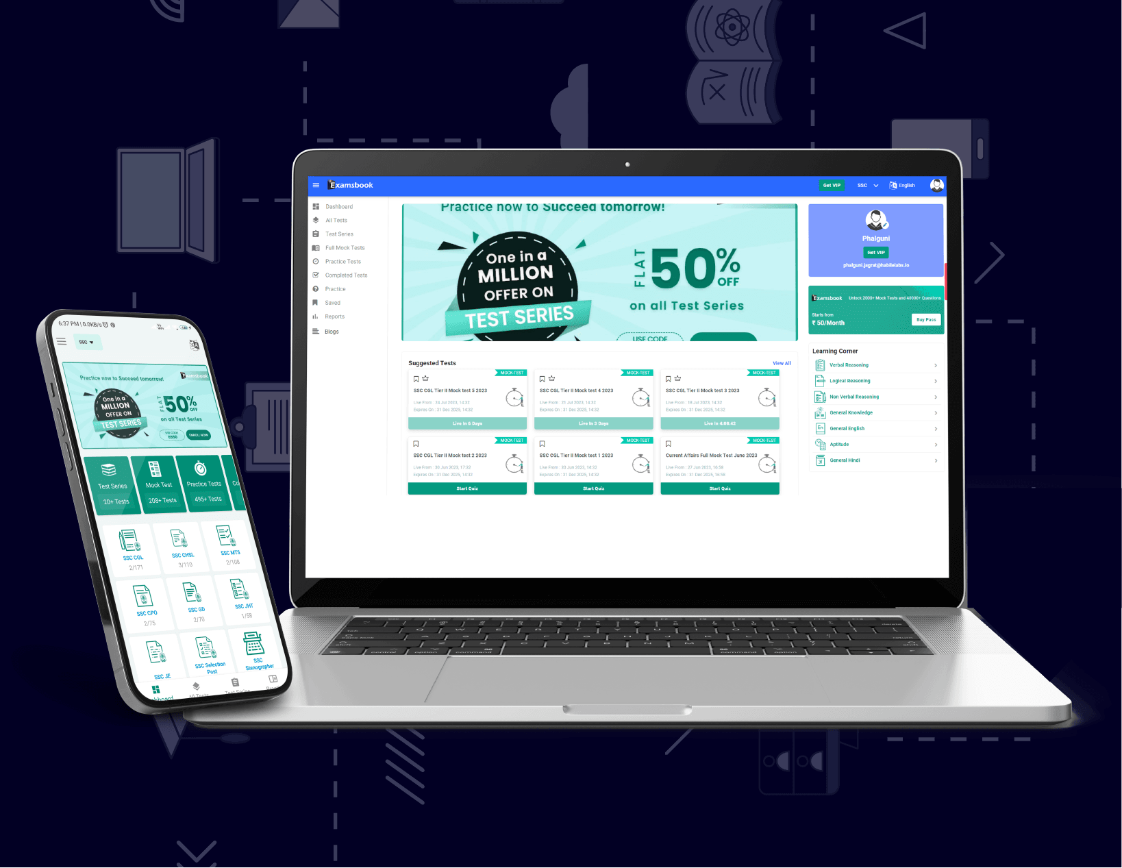 Examsbook LMS Banner